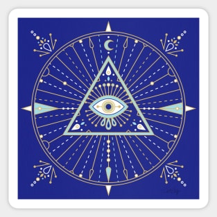 Evil Eye Mandala Sticker